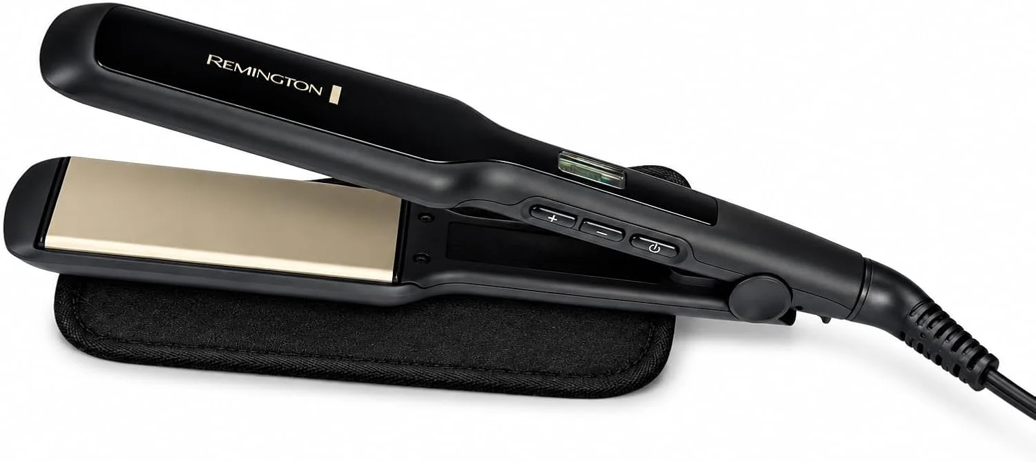 REMINGTON 3/4 Anti-Static Hair Straightener. Wide Professional Flat Iron