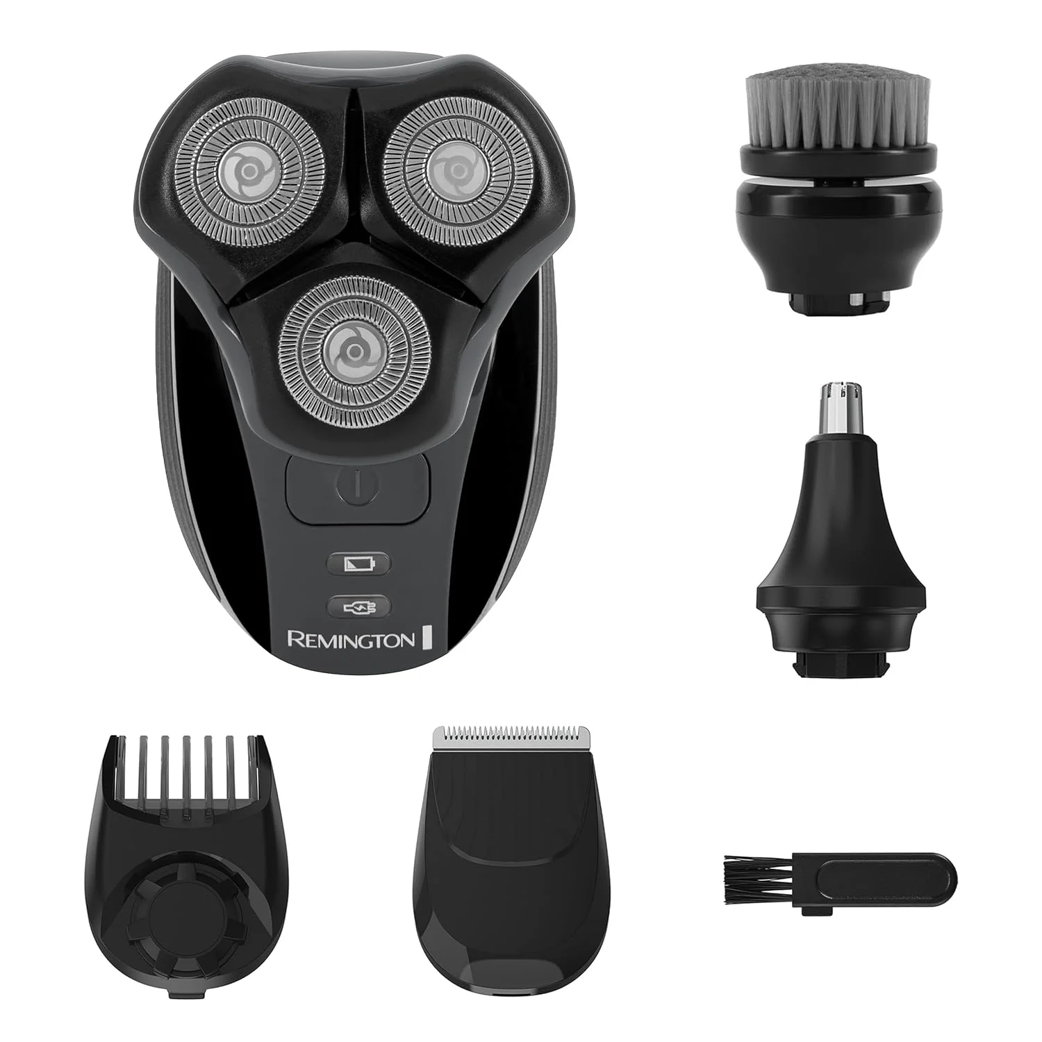 Remington Balder 3 Head Shaver for Men. Dual-Track Rotary System